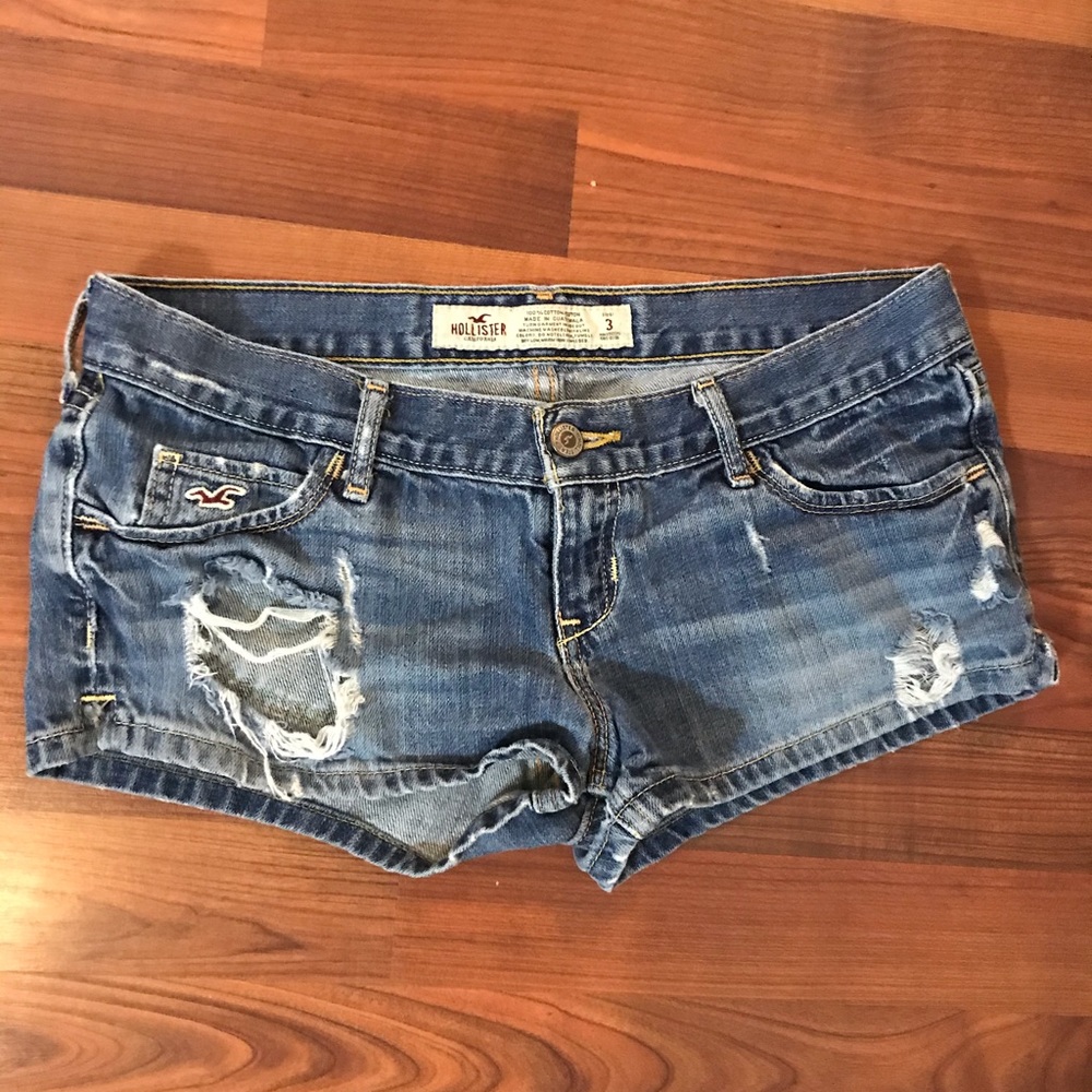 Hollister jean shorts